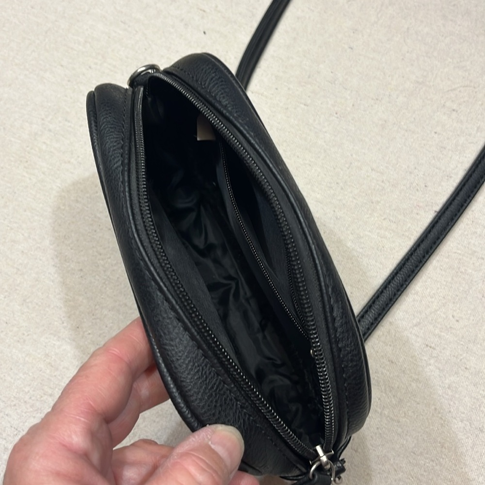 Trendy Emoji Black Crossbody Bag - Picture 8 of 15